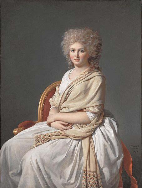 Jacques-Louis David Portrait of Anne Marie Louise Thelusson, Germany oil painting art